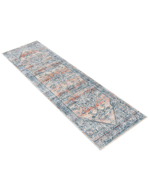 Multicolor 2' 7 x 10' 2 Newport Runner Area Rug 100% Polypropylene Traditional Distressed Classic Contemporary Carpet for Home Decor for Sale at Rug Engine