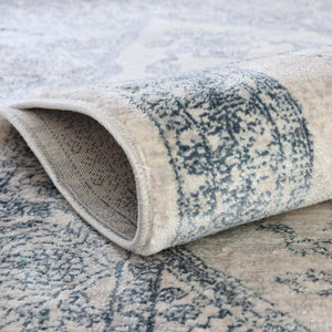 Gray 9' x 12' Newport Rectangle Area Rug 100% Polypropylene Traditional Distressed Classic Contemporary Carpet for Home Decor for Sale at Rug Engine