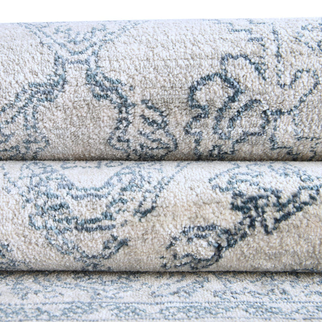 Gray 4' x 5' 11 Newport Rectangle Area Rug 100% Polypropylene Traditional Distressed Classic Contemporary Carpet for Home Decor for Sale at Rug Engine