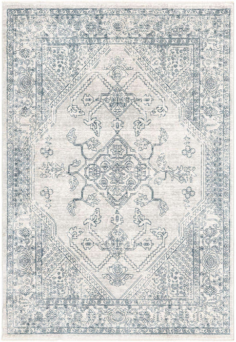 Gray 4' x 5' 11 Newport Rectangle Area Rug 100% Polypropylene Traditional Distressed Classic Contemporary Carpet for Home Decor for Sale at Rug Engine