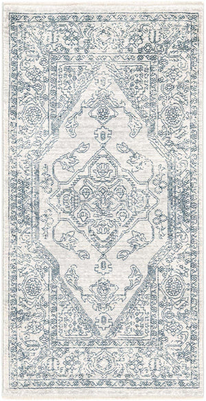 Gray 2' x 3' 11 Newport Runner Area Rug 100% Polypropylene Traditional Distressed Classic Contemporary Carpet for Home Decor for Sale at Rug Engine