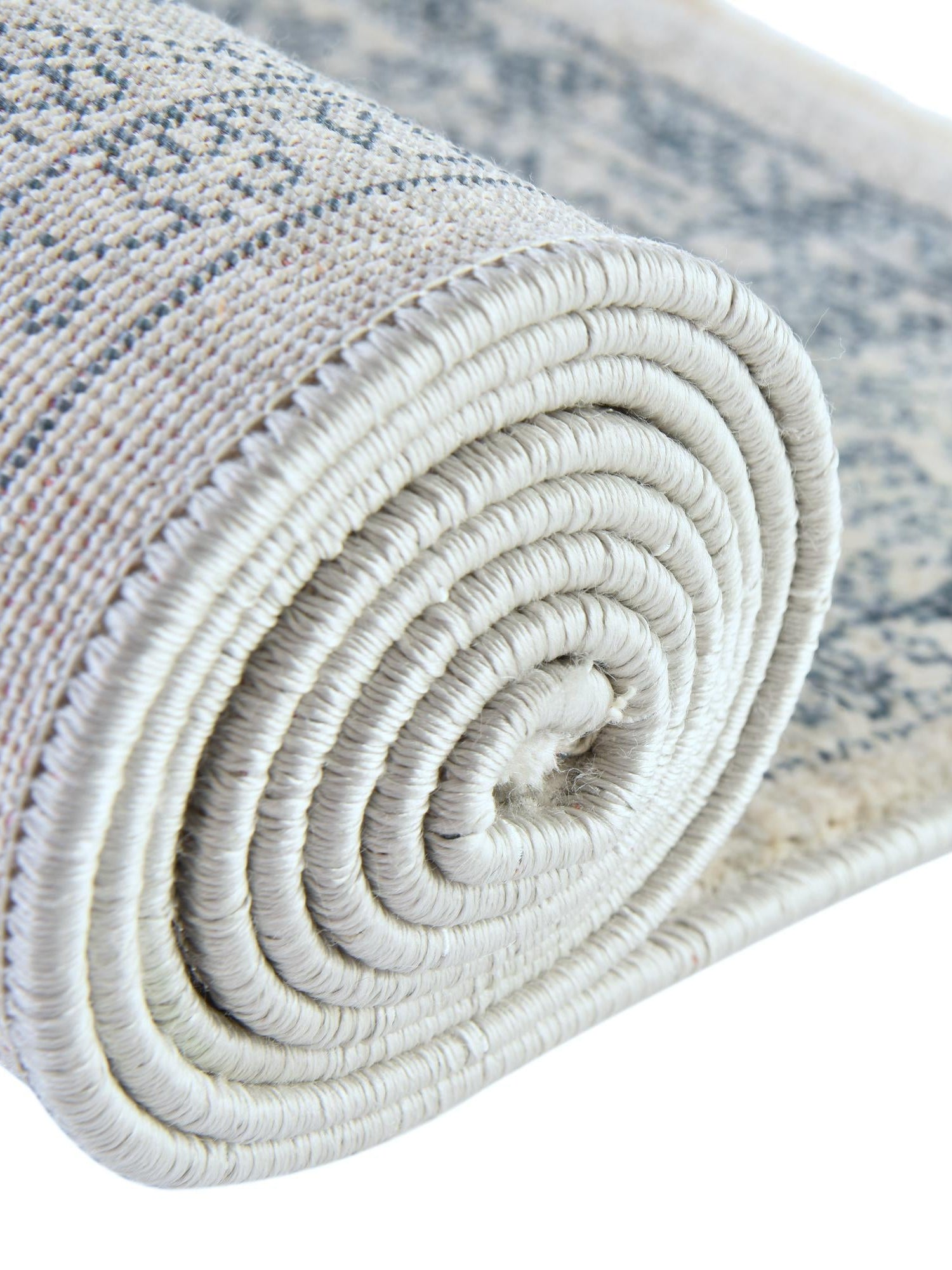 Gray 3' 11 x 3' 11 Newport Round Area Rug 100% Polypropylene Traditional Distressed Classic Contemporary Carpet for Home Decor for Sale at Rug Engine