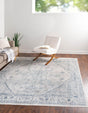 Gray 10' 2 x 10' 2 Newport Square Area Rug 100% Polypropylene Traditional Distressed Classic Contemporary Carpet for Home Decor for Sale at Rug Engine