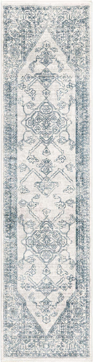 Gray 2' x 8' Newport Runner Area Rug 100% Polypropylene Traditional Distressed Classic Contemporary Carpet for Home Decor for Sale at Rug Engine
