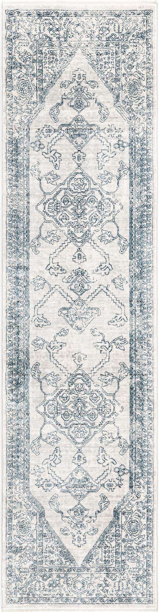 Gray 2' x 8' Newport Runner Area Rug 100% Polypropylene Traditional Distressed Classic Contemporary Carpet for Home Decor for Sale at Rug Engine