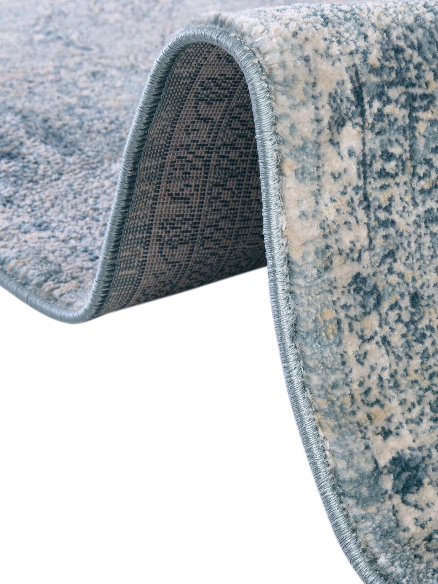 Blue 3' 3 x 5' 3 Newport Rectangle Area Rug 100% Polypropylene Traditional Distressed Classic Contemporary Carpet for Home Decor for Sale at Rug Engine