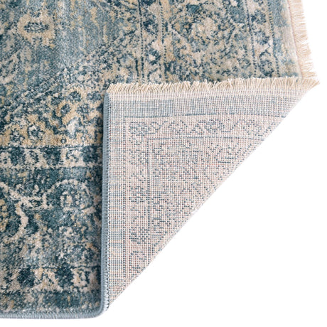 Blue 2' x 5' 11 Newport Runner Area Rug 100% Polypropylene Traditional Distressed Classic Contemporary Carpet for Home Decor for Sale at Rug Engine