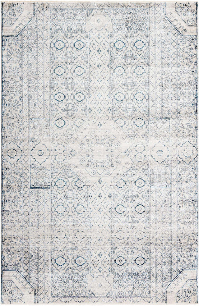 Gray 6' x 9' 2 Newport Rectangle Area Rug 100% Polypropylene Traditional Distressed Classic Contemporary Carpet for Home Decor for Sale at Rug Engine