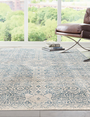Gray 5' 3 x 8' Newport Rectangle Area Rug 100% Polypropylene Traditional Distressed Classic Contemporary Carpet for Home Decor for Sale at Rug Engine