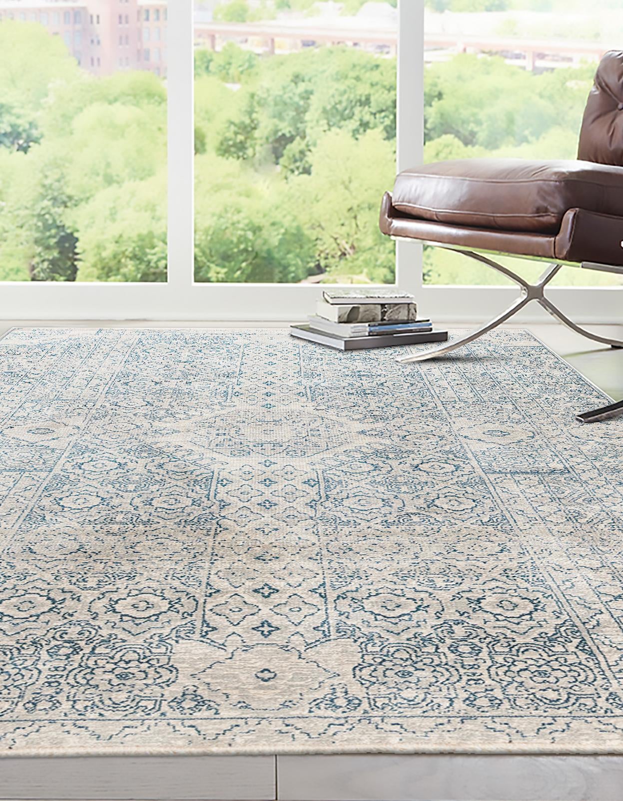 Gray 6' x 9' 2 Newport Rectangle Area Rug 100% Polypropylene Traditional Distressed Classic Contemporary Carpet for Home Decor for Sale at Rug Engine