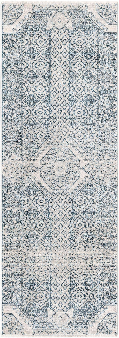 Gray 2' x 5' 11 Newport Runner Area Rug 100% Polypropylene Traditional Distressed Classic Contemporary Carpet for Home Decor for Sale at Rug Engine