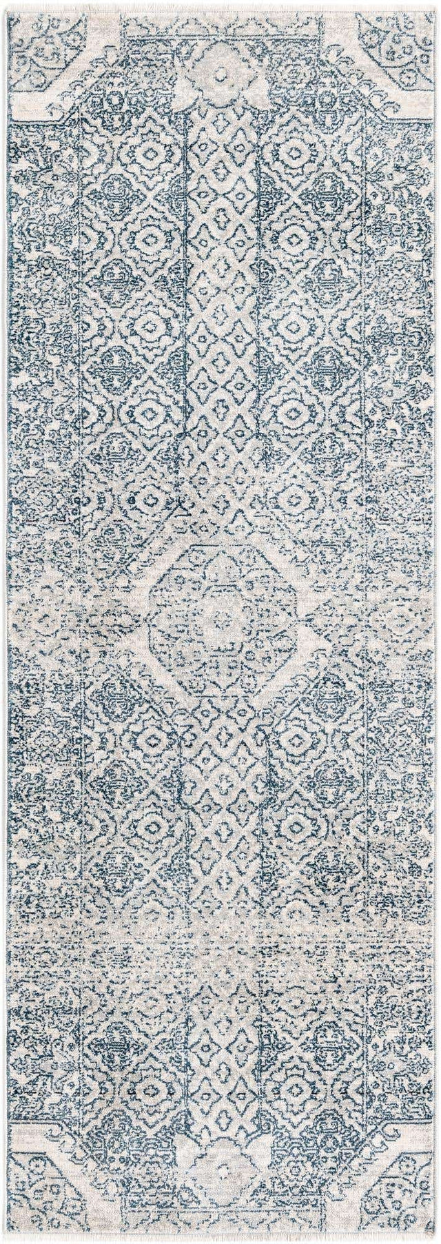 Gray 2' x 5' 11 Newport Runner Area Rug 100% Polypropylene Traditional Distressed Classic Contemporary Carpet for Home Decor for Sale at Rug Engine