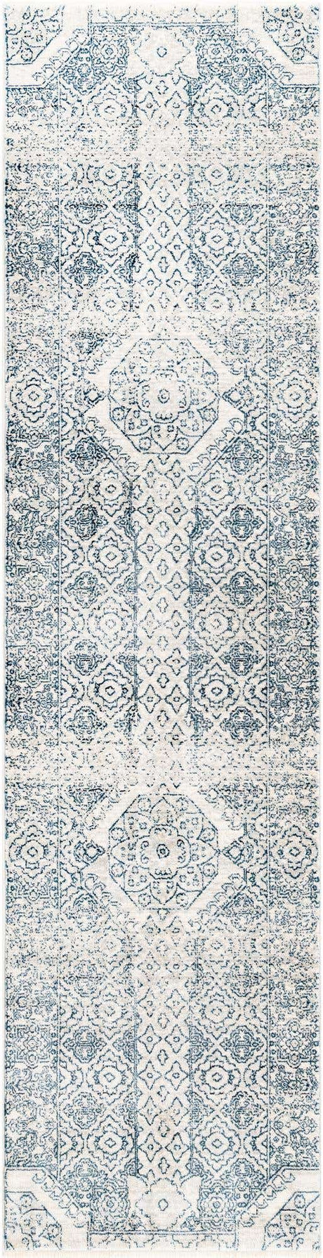 Gray 2' x 8' Newport Runner Area Rug 100% Polypropylene Traditional Distressed Classic Contemporary Carpet for Home Decor for Sale at Rug Engine