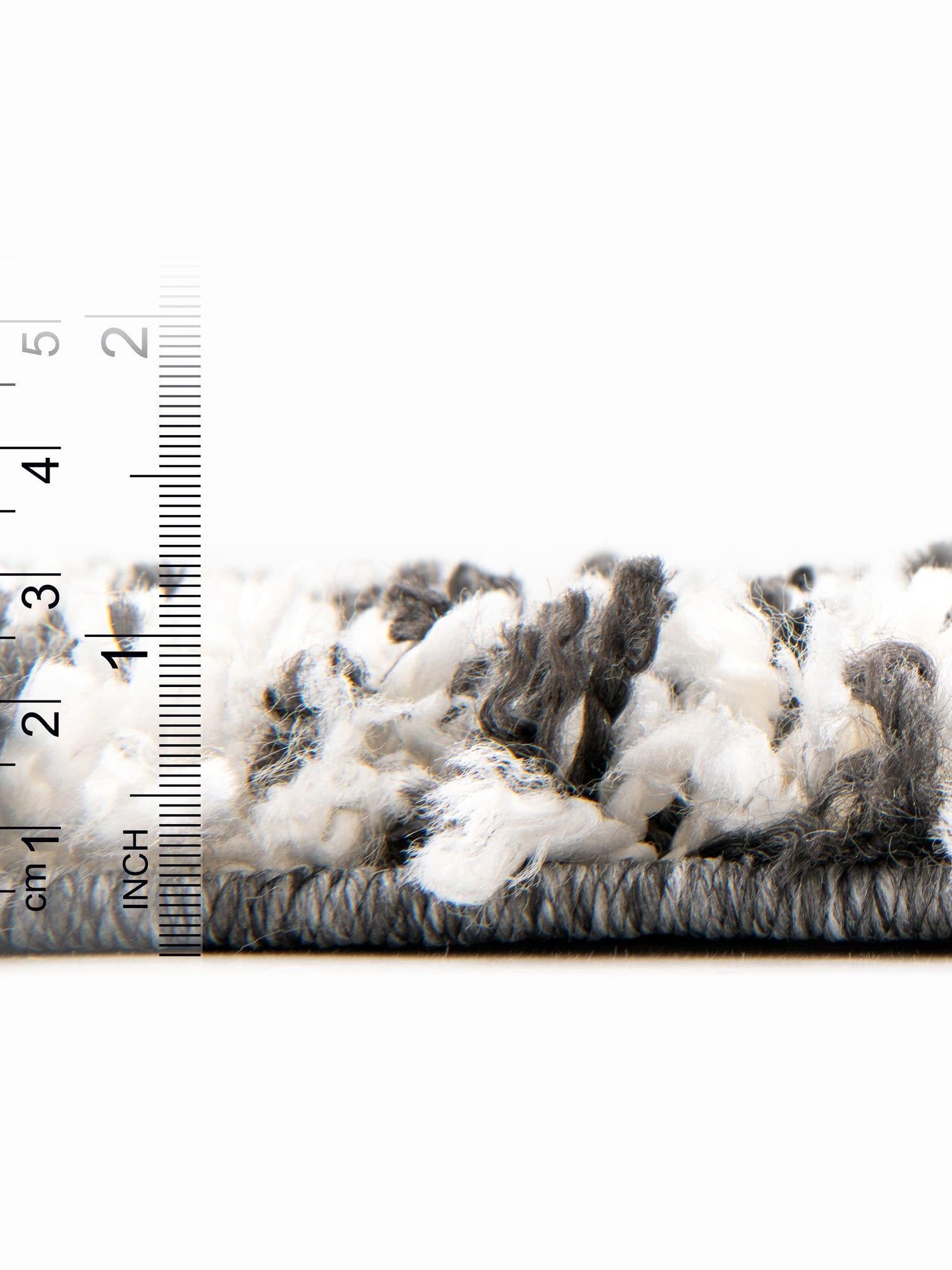Black and White 5' 3 x 8' Hygge Shag Rectangle Area Rug Thick Soft Touch Fluffy & Plush Shaggy Pile 100% Polypropylene With Jute Backing Modern Carpet for Sale at Rug Engine
