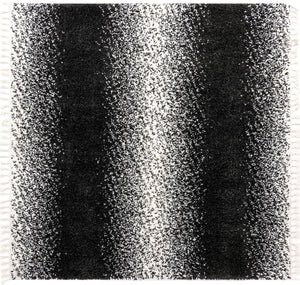 Black and White 7' 10 x 7' 10 Hygge Shag Square Area Rug Thick Soft Touch Fluffy & Plush Shaggy Pile 100% Polypropylene With Jute Backing Modern Carpet for Sale at Rug Engine