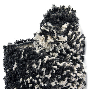 Black and White 7' 10 x 7' 10 Hygge Shag Square Area Rug Thick Soft Touch Fluffy & Plush Shaggy Pile 100% Polypropylene With Jute Backing Modern Carpet for Sale at Rug Engine