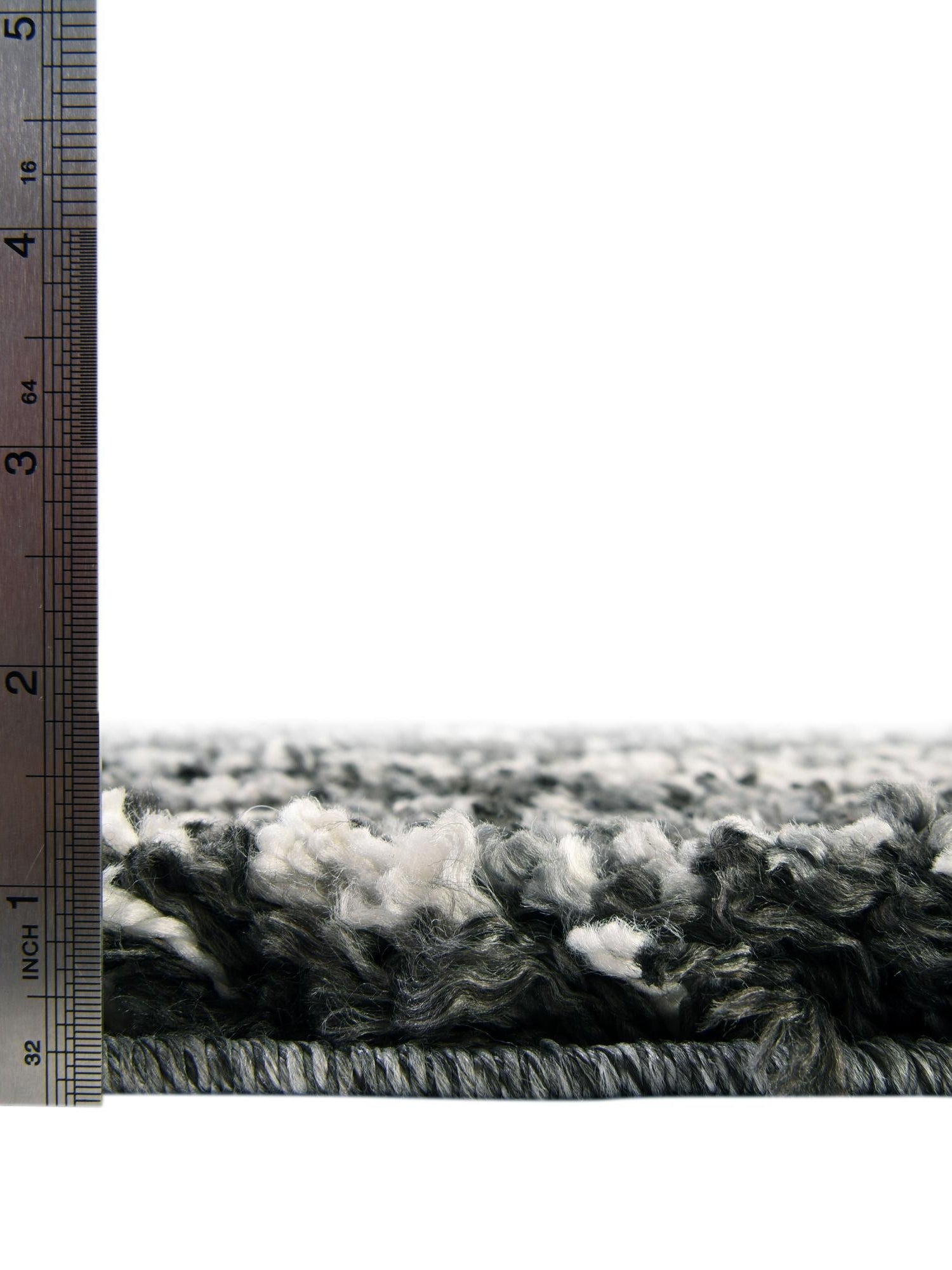 Black and White 7' 10 x 10' Hygge Shag Rectangle Area Rug Thick Soft Touch Fluffy & Plush Shaggy Pile 100% Polypropylene With Jute Backing Modern Carpet for Sale at Rug Engine