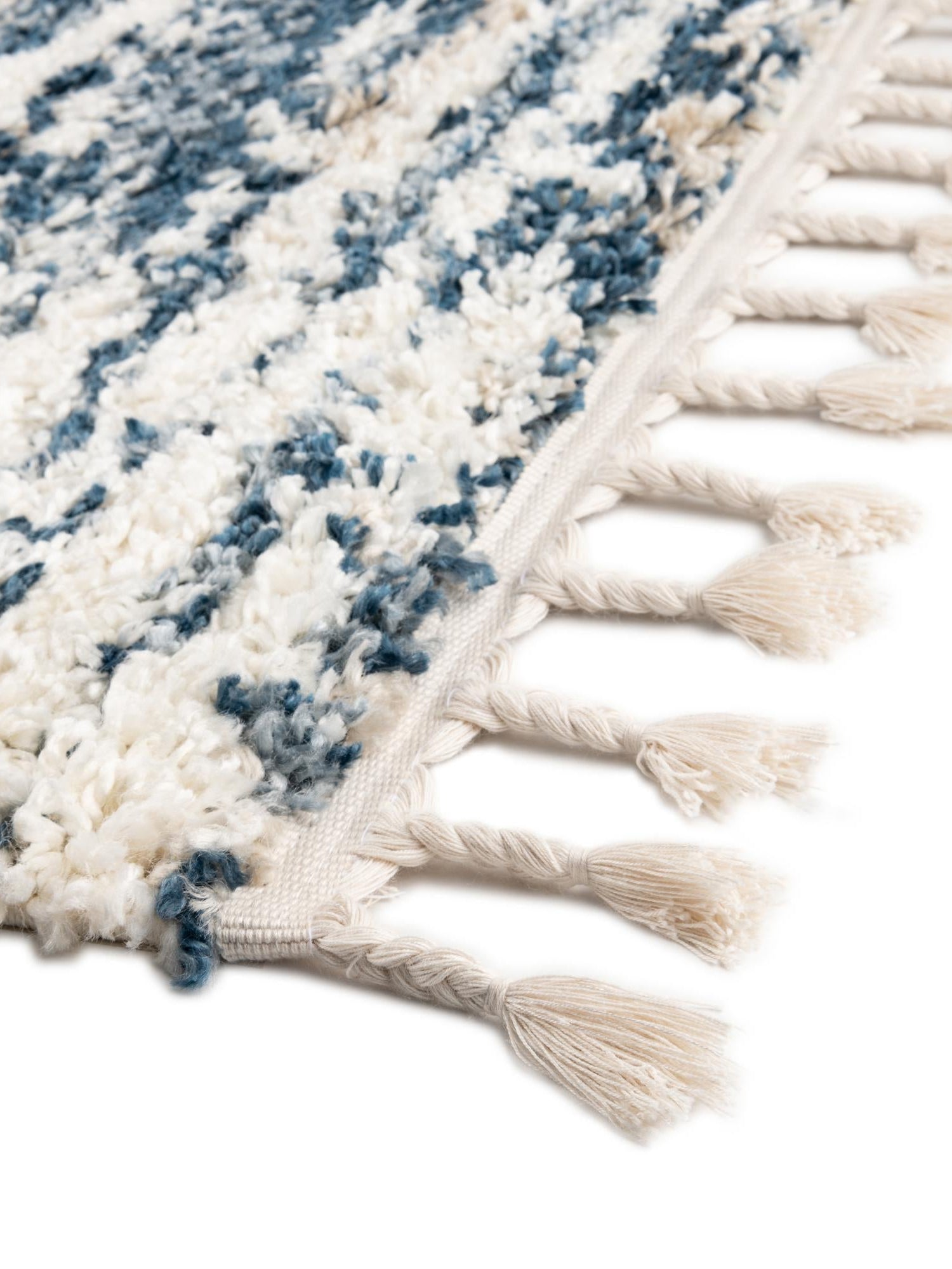 Blue 9' x 12' Serenity Shag Rectangle Area Rug Thick Soft Touch Fluffy & Plush Shaggy Pile Carpet for Living Rooms, Kitchen, Bedrooms, Office, Dorms for Sale at Rug Engine