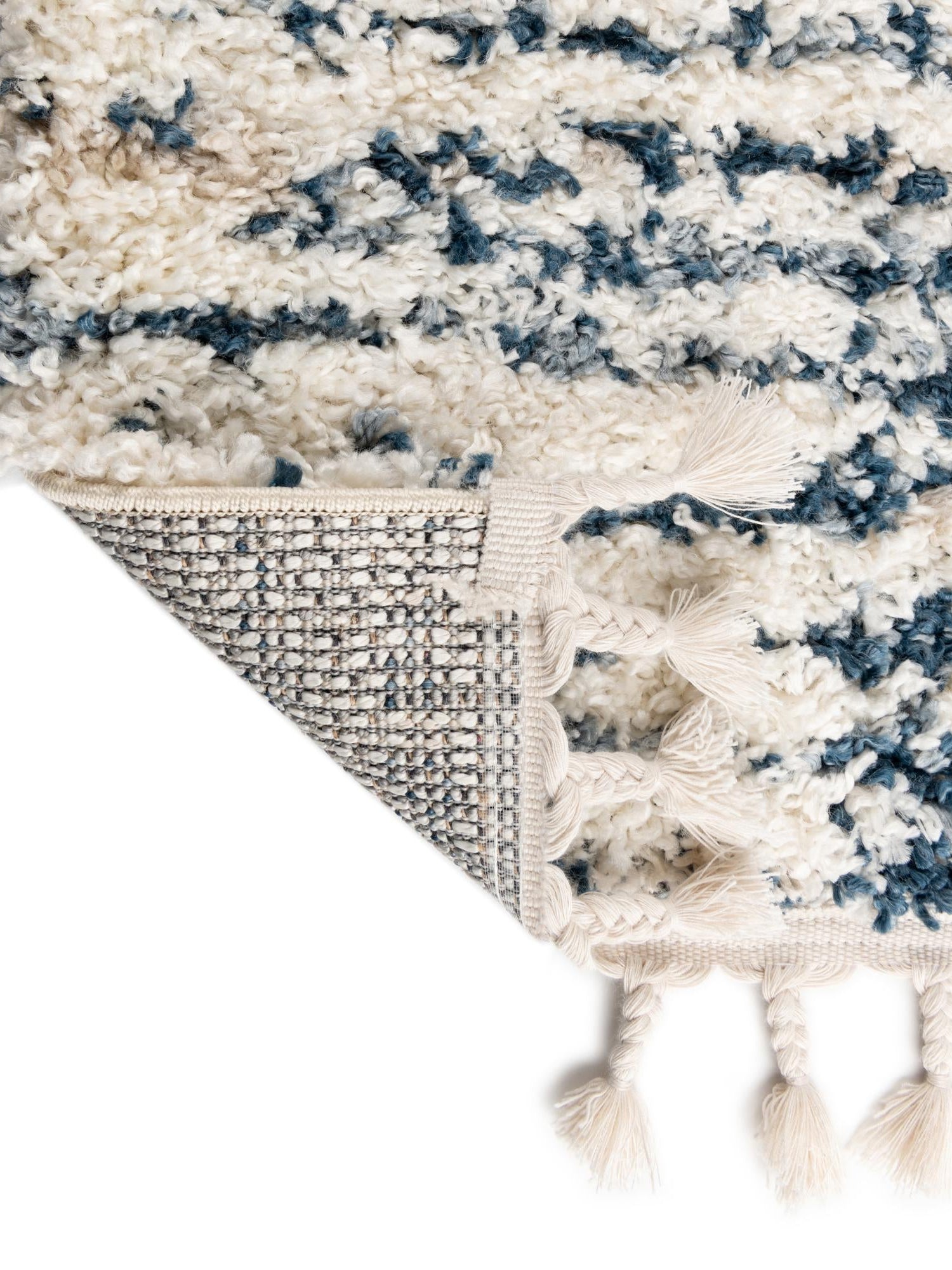 Blue 10' x 10' Serenity Shag Square Area Rug Thick Soft Touch Fluffy & Plush Shaggy Pile Carpet for Living Rooms, Kitchen, Bedrooms, Office, Dorms for Sale at Rug Engine