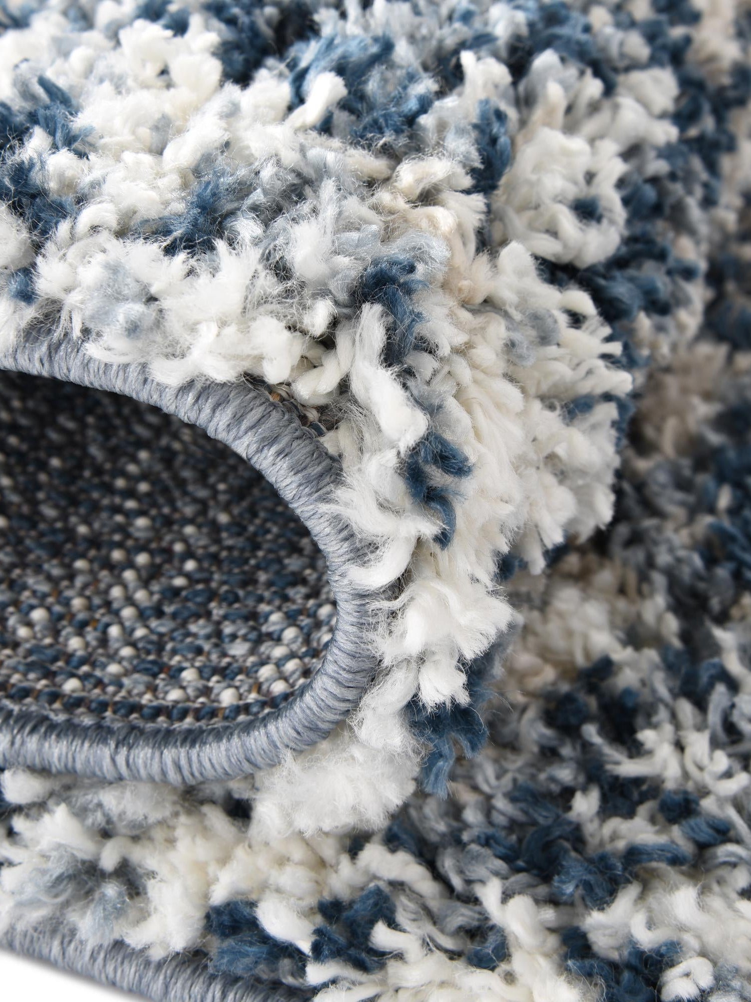 Blue 2' x 8' Serenity Shag Runner Area Rug Thick Soft Touch Fluffy & Plush Shaggy Pile Carpet for Living Rooms, Kitchen, Bedrooms, Office, Dorms for Sale at Rug Engine