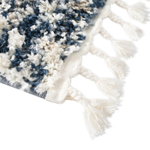 Blue 2' x 6' Serenity Shag Runner Area Rug Thick Soft Touch Fluffy & Plush Shaggy Pile Carpet for Living Rooms, Kitchen, Bedrooms, Office, Dorms for Sale at Rug Engine
