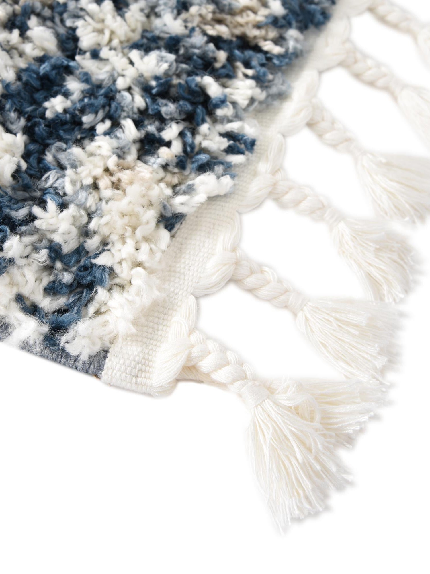 Blue 2' x 8' Serenity Shag Runner Area Rug Thick Soft Touch Fluffy & Plush Shaggy Pile Carpet for Living Rooms, Kitchen, Bedrooms, Office, Dorms for Sale at Rug Engine