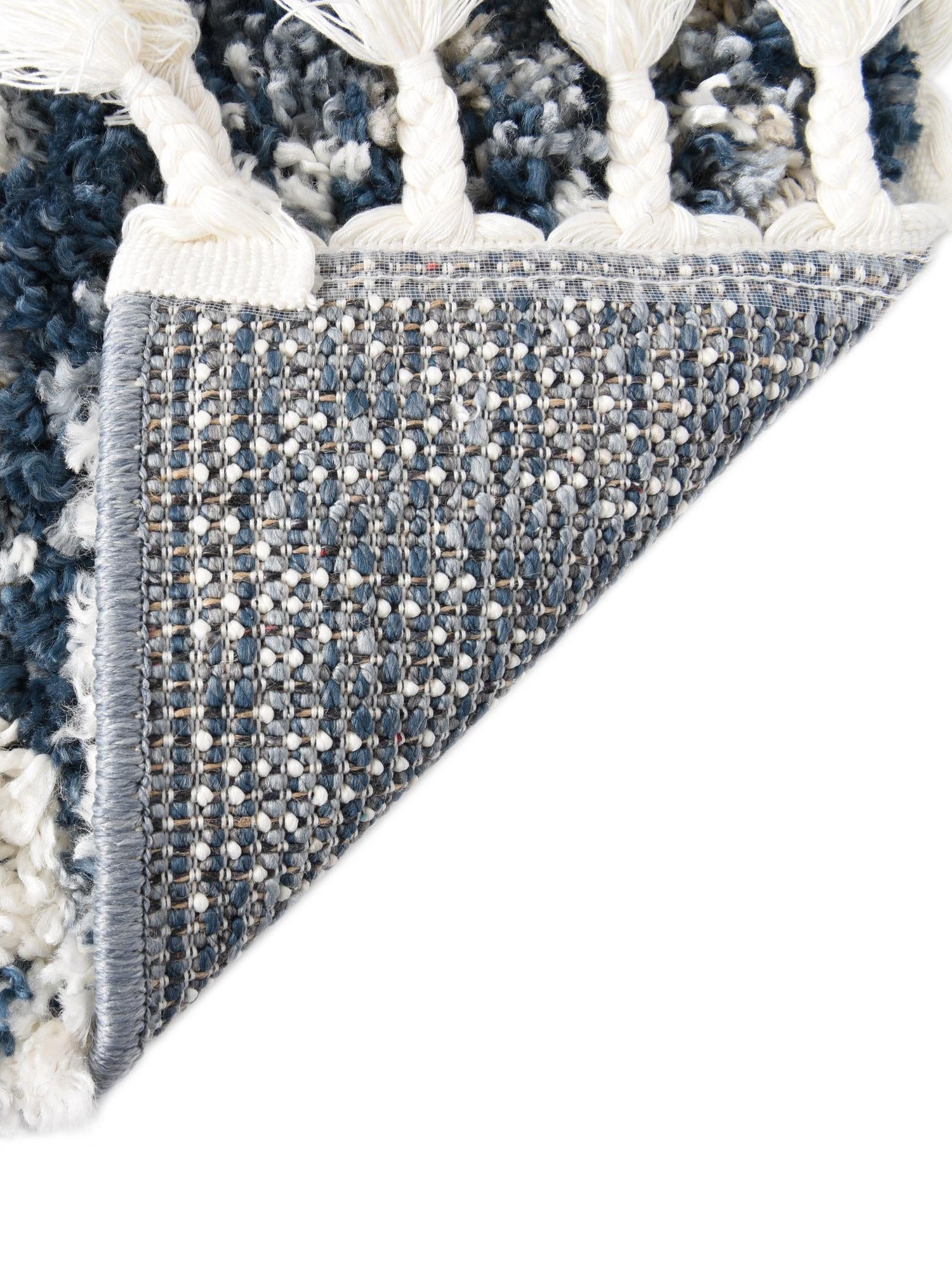 Blue 2' x 8' Serenity Shag Runner Area Rug Thick Soft Touch Fluffy & Plush Shaggy Pile Carpet for Living Rooms, Kitchen, Bedrooms, Office, Dorms for Sale at Rug Engine