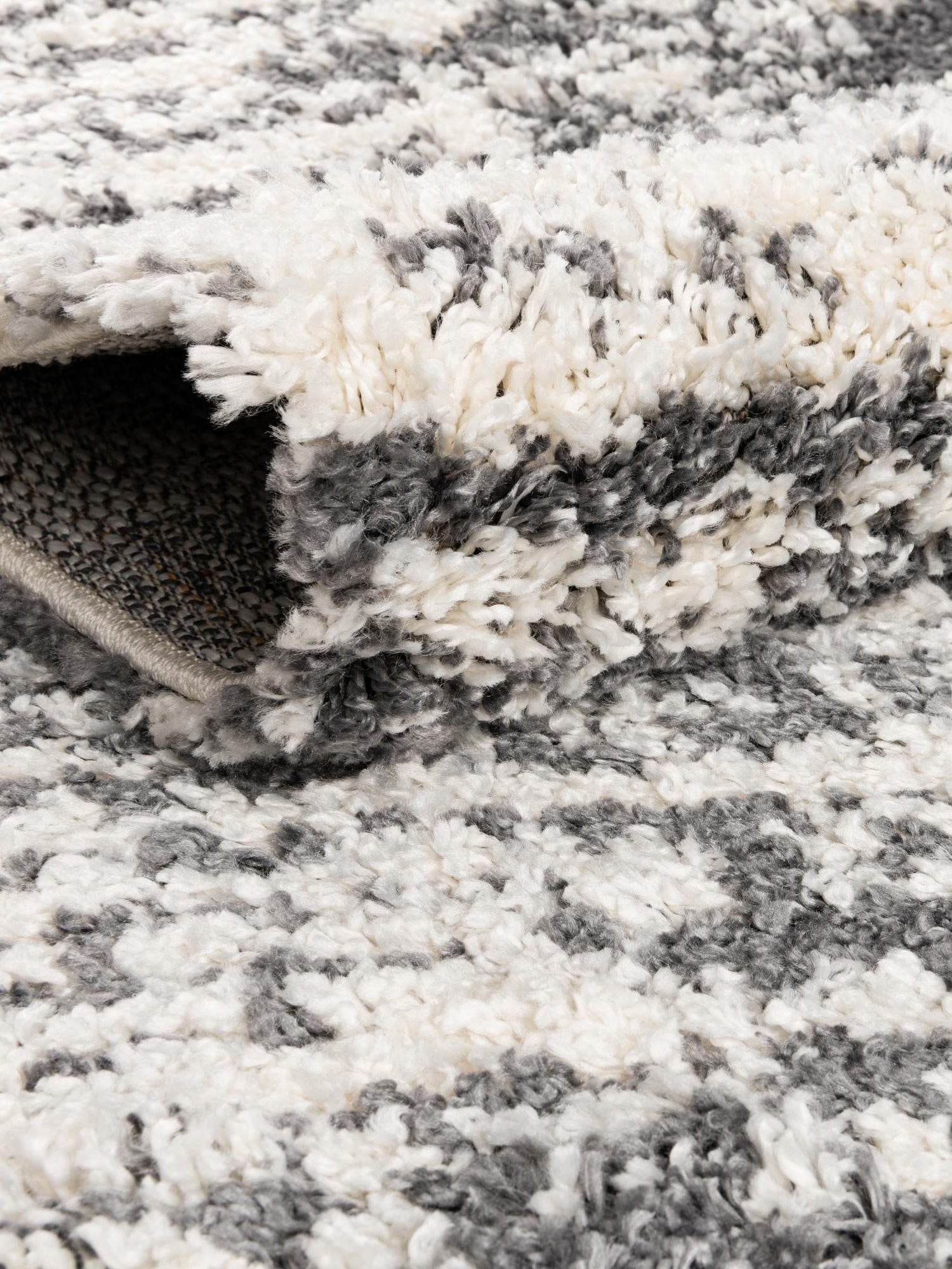 Gray 9' x 12' Serenity Shag Rectangle Area Rug Thick Soft Touch Fluffy & Plush Shaggy Pile Carpet for Living Rooms, Kitchen, Bedrooms, Office, Dorms for Sale at Rug Engine