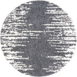 Gray 7' x 7' Serenity Shag Round Area Rug Thick Soft Touch Fluffy & Plush Shaggy Pile