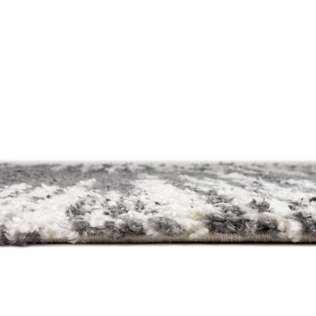 Gray 3' 3 x 3' 3 Serenity Shag Round Area Rug Thick Soft Touch Fluffy & Plush Shaggy Pile