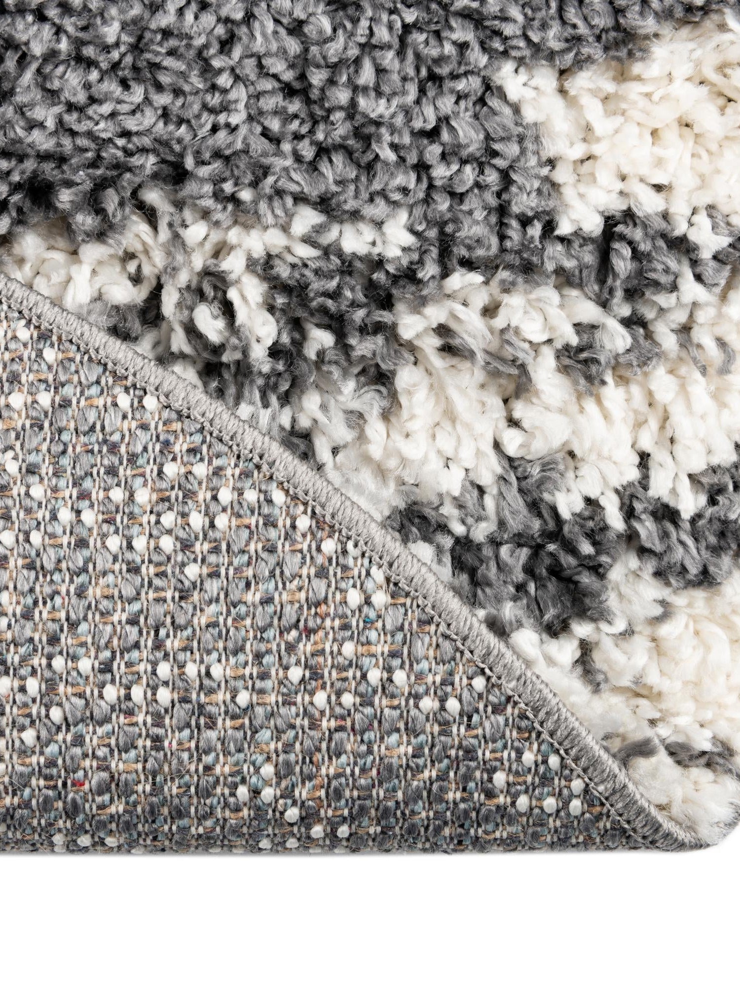 Gray 10' x 10' Serenity Shag Round Area Rug Thick Soft Touch Fluffy & Plush Shaggy Pile Carpet for Living Rooms, Kitchen, Bedrooms, Office, Dorms for Sale at Rug Engine