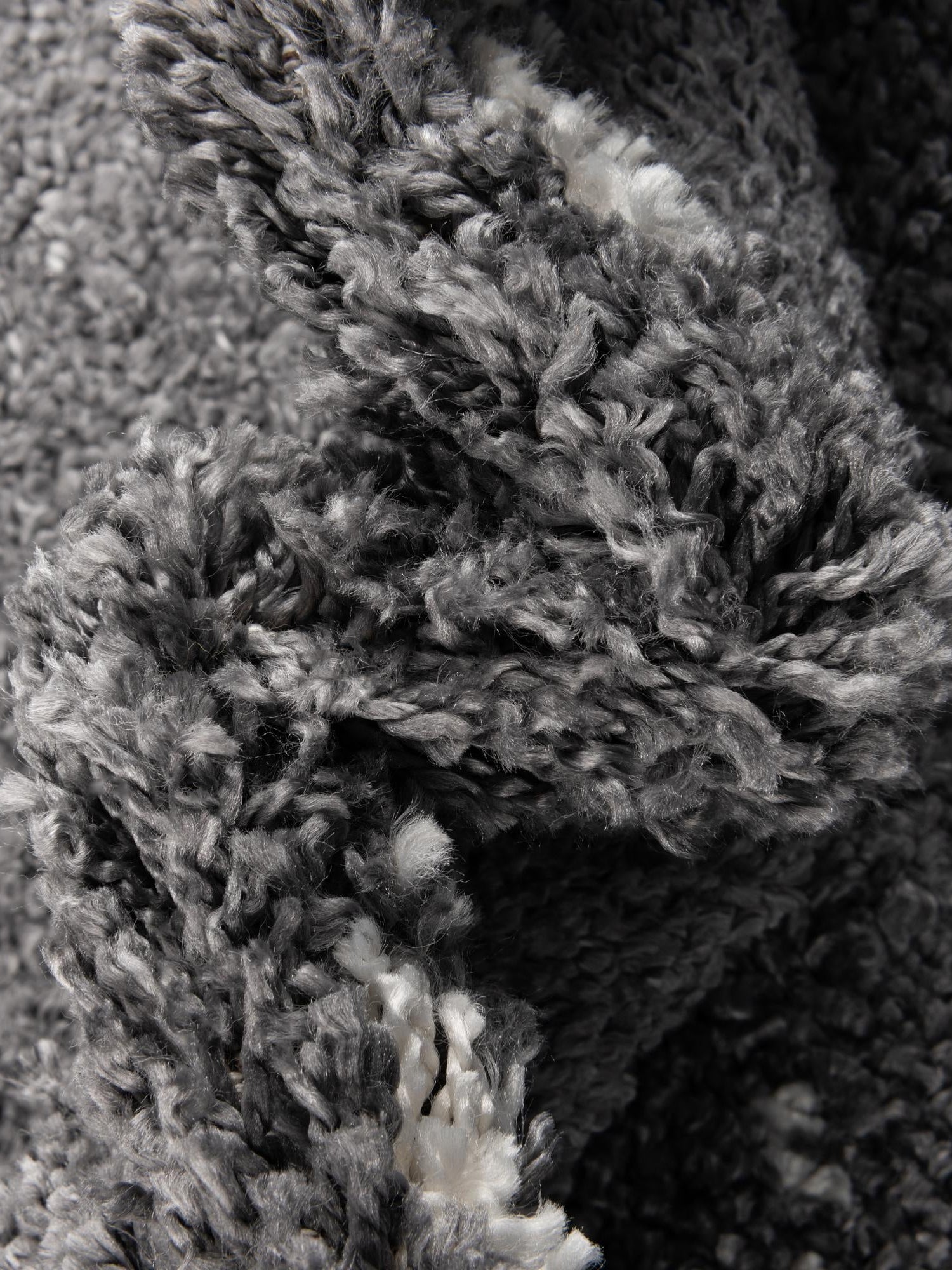 Gray 10' x 10' Serenity Shag Square Area Rug Thick Soft Touch Fluffy & Plush Shaggy Pile Carpet for Living Rooms, Kitchen, Bedrooms, Office, Dorms for Sale at Rug Engine