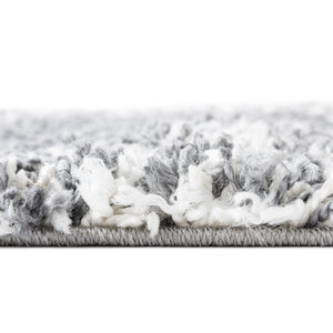Gray 2' 7 x 12' Serenity Shag Runner Area Rug Thick Soft Touch Fluffy & Plush Shaggy Pile