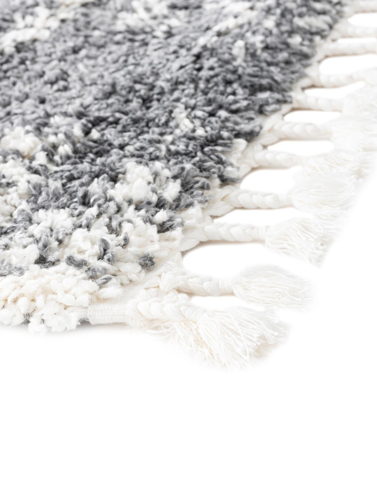 Gray 2' x 6' Serenity Shag Runner Area Rug Thick Soft Touch Fluffy & Plush Shaggy Pile Carpet for Living Rooms, Kitchen, Bedrooms, Office, Dorms for Sale at Rug Engine