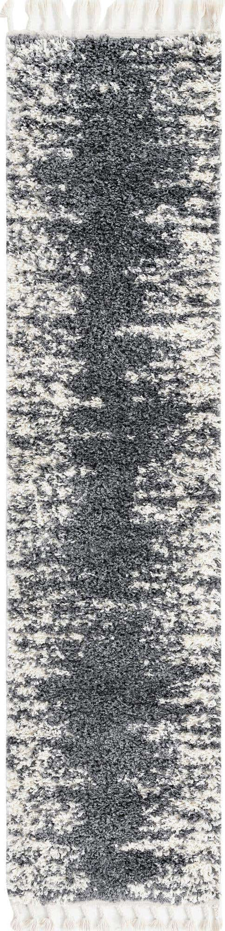 Gray 2' x 8' Serenity Shag Runner Area Rug Thick Soft Touch Fluffy & Plush Shaggy Pile
