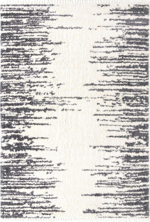 White 10' x 14' Serenity Shag Rectangle Area Rug Thick Soft Touch Fluffy & Plush Shaggy Pile Carpet for Living Rooms, Kitchen, Bedrooms, Office, Dorms for Sale at Rug Engine