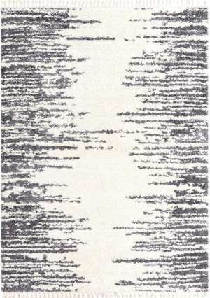 White 9' x 12' Serenity Shag Rectangle Area Rug Thick Soft Touch Fluffy & Plush Shaggy Pile Carpet for Living Rooms, Kitchen, Bedrooms, Office, Dorms for Sale at Rug Engine