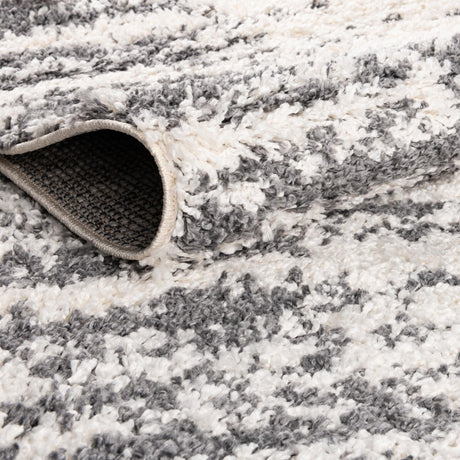 White 7' 10 x 10' Serenity Shag Rectangle Area Rug Thick Soft Touch Fluffy & Plush Shaggy Pile Carpet for Living Rooms, Kitchen, Bedrooms, Office, Dorms for Sale at Rug Engine