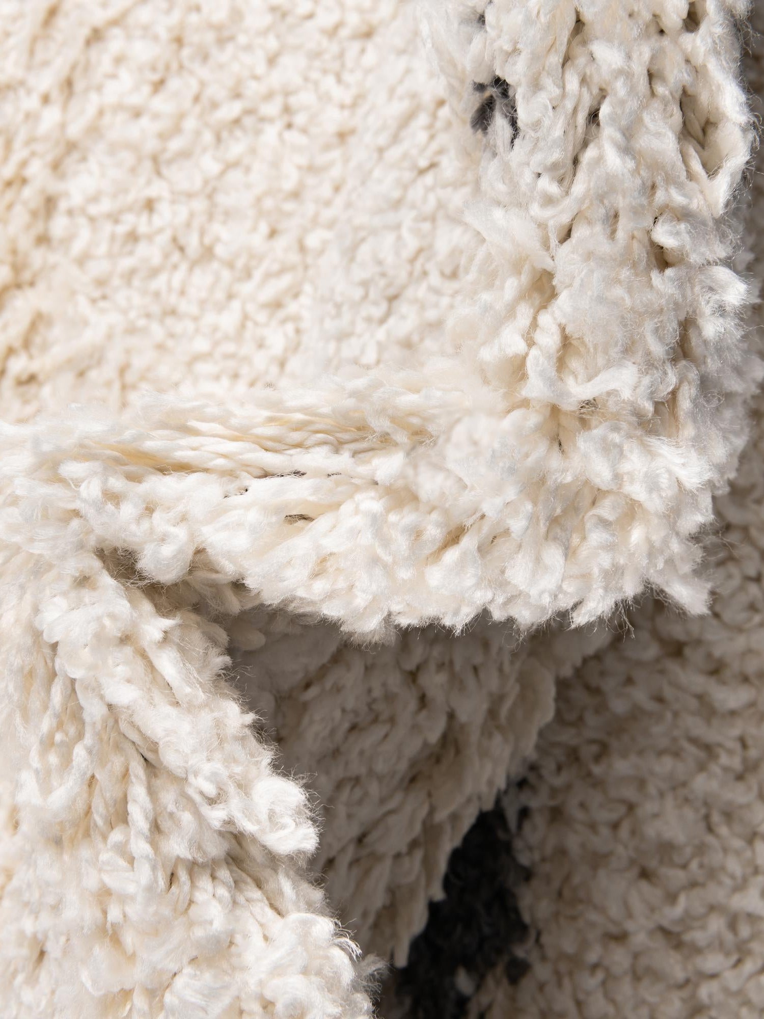White 4' x 6' Serenity Shag Rectangle Area Rug Thick Soft Touch Fluffy & Plush Shaggy Pile Carpet for Living Rooms, Kitchen, Bedrooms, Office, Dorms for Sale at Rug Engine