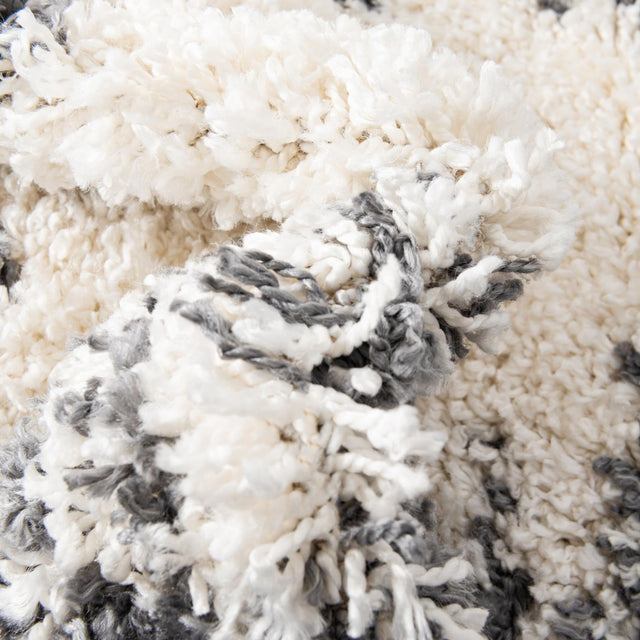 White 2' x 8' Serenity Shag Runner Area Rug Thick Soft Touch Fluffy & Plush Shaggy Pile