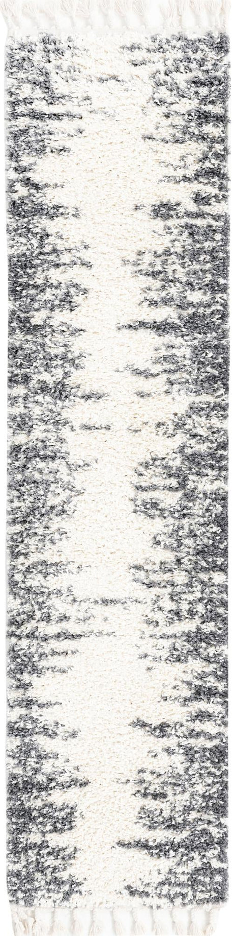 White 2' x 8' Serenity Shag Runner Area Rug Thick Soft Touch Fluffy & Plush Shaggy Pile Carpet for Living Rooms, Kitchen, Bedrooms, Office, Dorms for Sale at Rug Engine