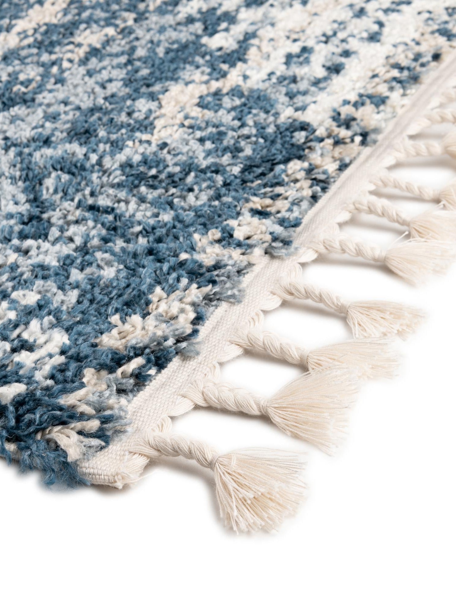 Blue 10' x 14' Serenity Shag Rectangle Area Rug Thick Soft Touch Fluffy & Plush Shaggy Pile Carpet for Living Rooms, Kitchen, Bedrooms, Office, Dorms for Sale at Rug Engine