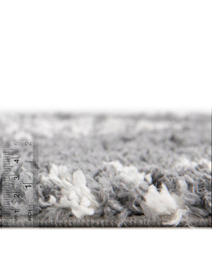 Gray 7' 10 x 10' Serenity Shag Rectangle Area Rug Thick Soft Touch Fluffy & Plush Shaggy Pile