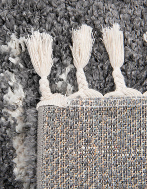 Gray 5' 3 x 8' Serenity Shag Rectangle Area Rug Thick Soft Touch Fluffy & Plush Shaggy Pile