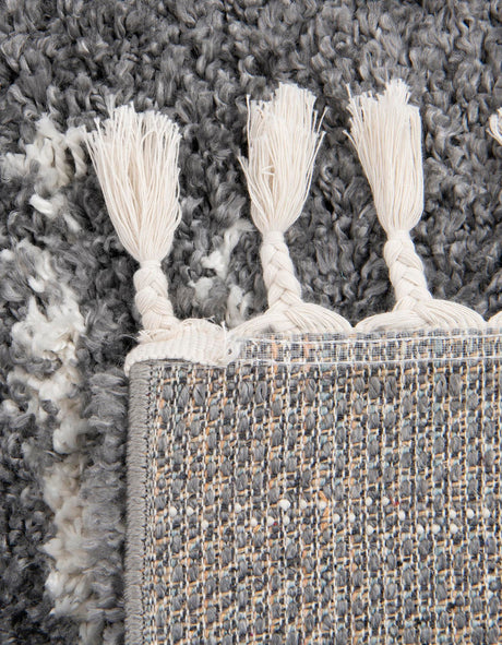 Gray 10' x 10' Serenity Shag Square Area Rug Thick Soft Touch Fluffy & Plush Shaggy Pile Carpet for Living Rooms, Kitchen, Bedrooms, Office, Dorms for Sale at Rug Engine