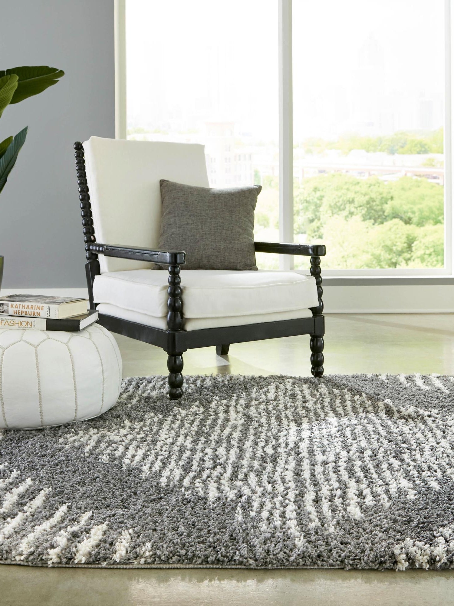 Gray 7' 10 x 10' Serenity Shag Oval Area Rug Thick Soft Touch Fluffy & Plush Shaggy Pile Carpet for Living Rooms, Kitchen, Bedrooms, Office, Dorms for Sale at Rug Engine