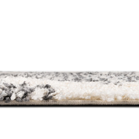 White 7' 10 x 10' Serenity Shag Oval Area Rug Thick Soft Touch Fluffy & Plush Shaggy Pile Carpet for Living Rooms, Kitchen, Bedrooms, Office, Dorms for Sale at Rug Engine