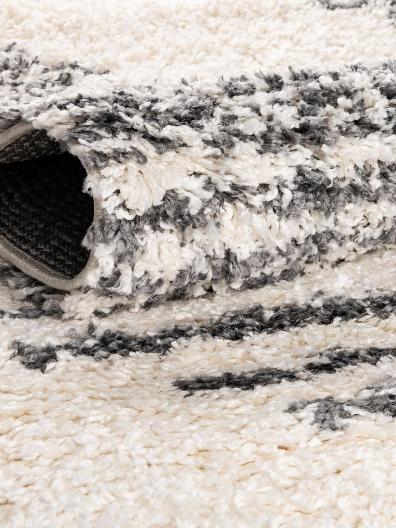 White 5' 3 x 8' Serenity Shag Oval Area Rug Thick Soft Touch Fluffy & Plush Shaggy Pile Carpet for Living Rooms, Kitchen, Bedrooms, Office, Dorms for Sale at Rug Engine