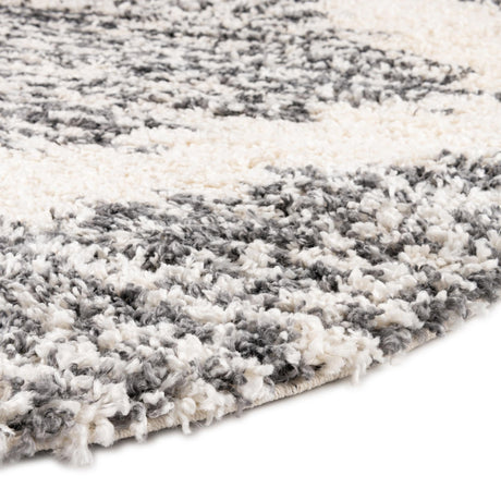 White 5' 3 x 8' Serenity Shag Oval Area Rug Thick Soft Touch Fluffy & Plush Shaggy Pile Carpet for Living Rooms, Kitchen, Bedrooms, Office, Dorms for Sale at Rug Engine