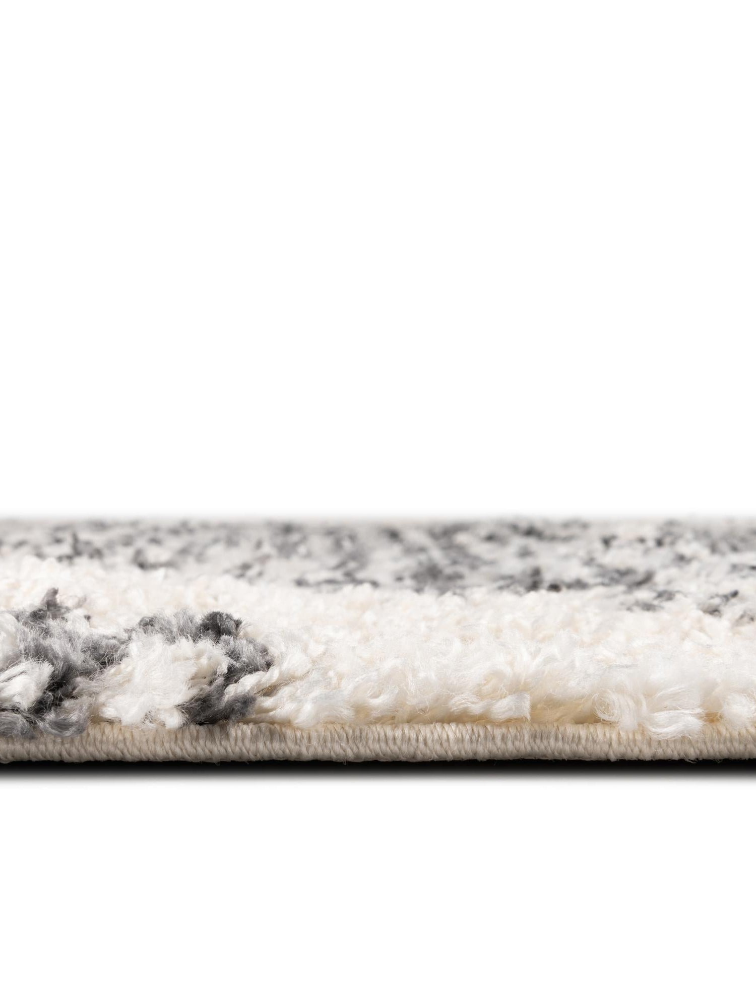 White 2' 7 x 12' Serenity Shag Runner Area Rug Thick Soft Touch Fluffy & Plush Shaggy Pile Carpet for Living Rooms, Kitchen, Bedrooms, Office, Dorms for Sale at Rug Engine